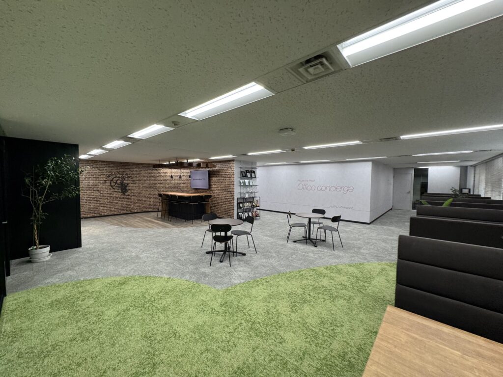 庚伸は八丁堀本社を大規模リニューアルしました