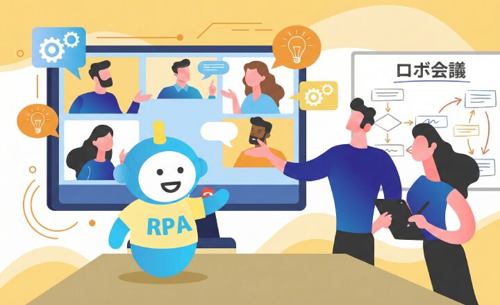 RPA導入の成功法！チームで挑む「ロボ会議」とは？
