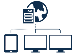 社内のサーバーをWeb化しデータを保管